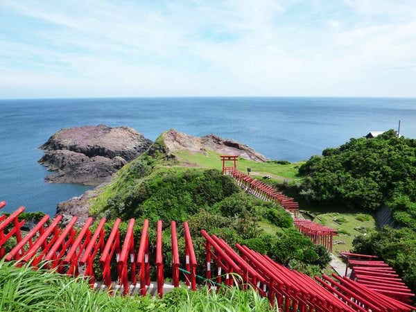 【羽田空港発】 安芸の宮島・萩・津和野・角島・元乃隅神社・山口・秋吉台と萩温泉と長門湯本温泉 3日間1
